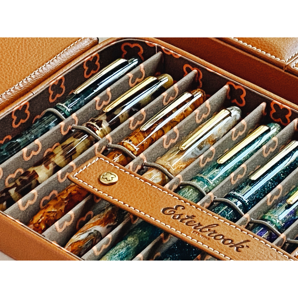 Esterbrook British Tan Pen Nook (Twelvefold) - Penetui 12